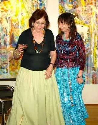 ​(L-R) Susan Dobay with Kath Abela Wilson